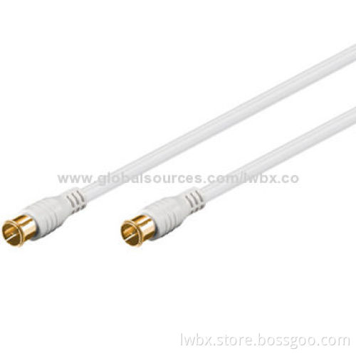 Quick F-plug/quick F-plug (100% shielded, gold-plated)